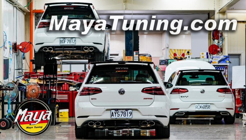 你看咱們的車都好漂亮, 三台漂亮的 Maya Golf 7.5 R / GTI / R-Line , 還不趕緊加入我們嗎 ?
